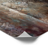 ウォールアート、レフェム、レースの奥の女性、ポスター ポスター (角)