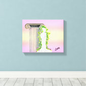 ウォールアート：女神像。 キャンバスプリント (インサイチュ (ウッドフロア))