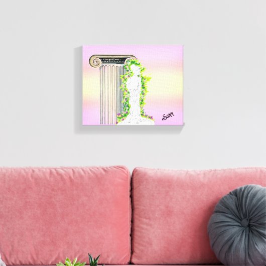 ウォールアート：女神像。 キャンバスプリント (インサイチュ (リビング))