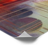 ウォールアート,抽象芸術,ポスタモダンー ポスター (角)