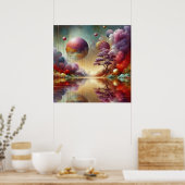 ウォールアート,抽象芸術,ポスタモダンー ポスター (キッチン)