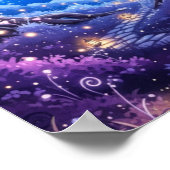 ウォールアート 都市の庭園 ポスター (角)