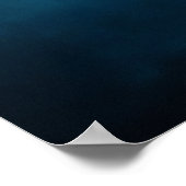 ウォールアート - 雲と抽象的なユニークなポスター (角)