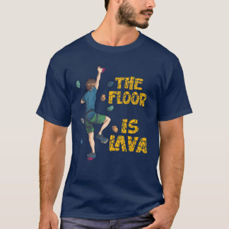ウォールクライミング ハイキング ロッククライミング ハイカー キャンプ f tシャツ