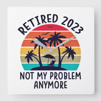 ウォールクロックの廃棄 スクエア壁時計