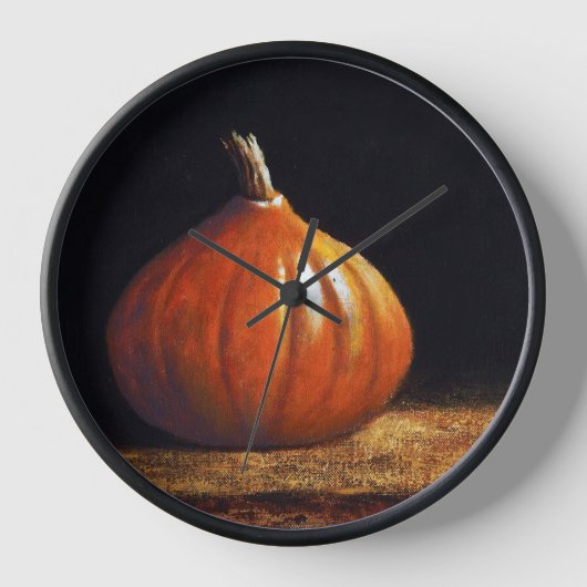 ウォールクロックカボチャ 壁時計 (正面)