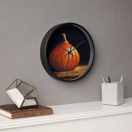 ウォールクロックカボチャ 壁時計 (オフィス)