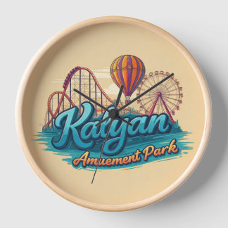 ウォールクロックカリアンアミューズメントパーク： 壁時計