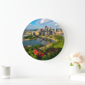 ウォールクロックピッツバーグフォトデュケンスインクライン ラージ壁時計 (ホーム)