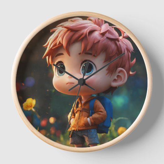 ウォールクロックファッション 壁時計 (正面)