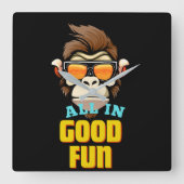 ウォールクロック2025 スクエア壁時計 (正面)