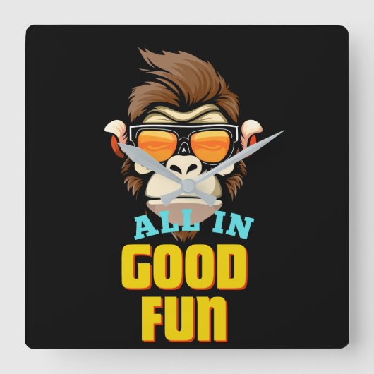 ウォールクロック2025 スクエア壁時計 (正面)