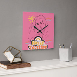 ウォールクロック2025 スクエア壁時計