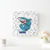 ウォールクロック2025 スクエア壁時計 (ホーム)