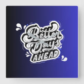 ウォールクロック2025 スクエア壁時計 (正面)