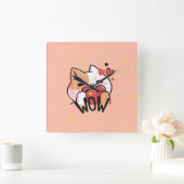 ウォールクロック2025 スクエア壁時計 (ホーム)