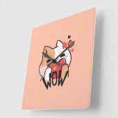 ウォールクロック2025 スクエア壁時計 (傾斜)