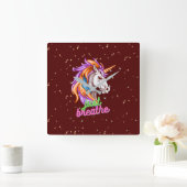 ウォールクロック2025 スクエア壁時計 (ホーム)