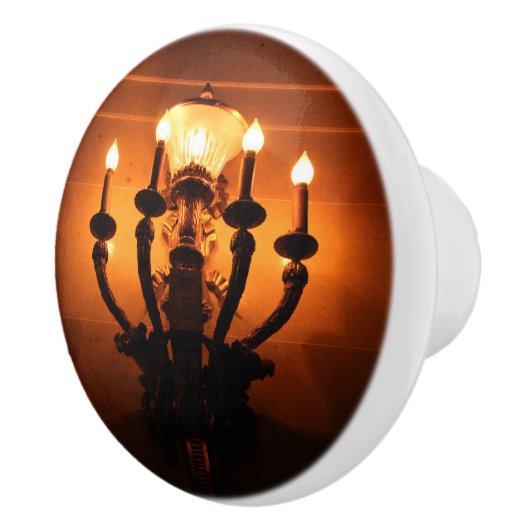 ウォールショーネアンティークエステティック セラミックノブ (右)