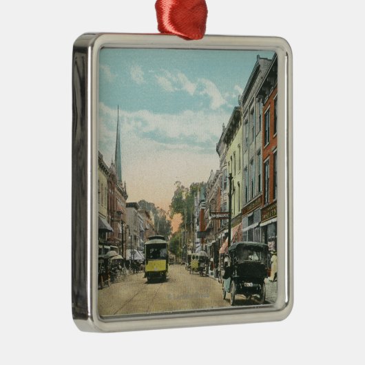 ウォールストリートの南眺め メタルオーナメント (右)