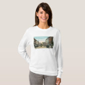 ウォールストリートの南眺め Tシャツ (正面フル)