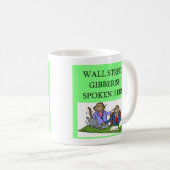 ウォールストリートの株式市場投資家 コーヒーマグカップ (正面右)