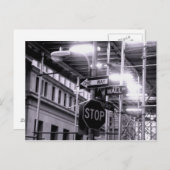 ウォールストリートの郵便はがき ポストカード (正面/裏面)