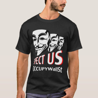 ウォールストリートを占めて下さい Tシャツ