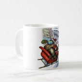 ウォールストリートサンタのマグ コーヒーマグカップ (正面左)