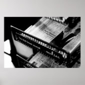 ウォールストリートジャーナル棚の新聞 ポスター (正面)