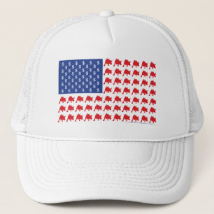 ウォールストリートブルマーケットアメリカ国旗 キャップ