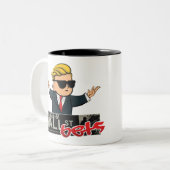 ウォールストリートベツ ツートーンマグカップ (正面左)