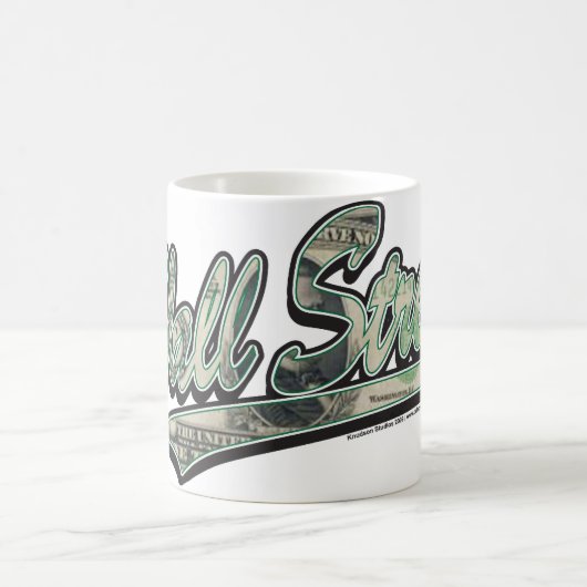 ウォールストリート野球スクリプト、ハイファイナンス コーヒーマグカップ (中央)