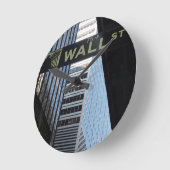 ウォールストリート ラウンド壁時計 (傾斜)