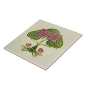 ウォールデコールアールヌーボーヴィンテージアンティークペラナカンC タイル (側面)