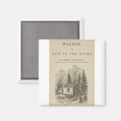 ウォールデンヴィンテージブックカバー マグネット (正面/裏面)