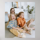 ウォールパーソナライズされたアートプリントママ母の日のプレゼント ポスター (正面)