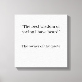 ウォールパーソナライズされたアート – メッセージ、スタイル キャンバスプリント