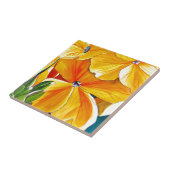 ウォールフラワーオリジナル水彩フローラアート タイル (側面)