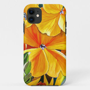 ウォールフラワーオリジナル水彩フローラアート iPhone 11 ケース