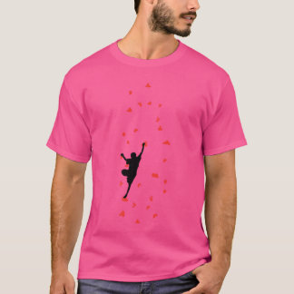 ウォールロッククライミング ボルダリング クライマー スポーツ メンズ W Tシャツ