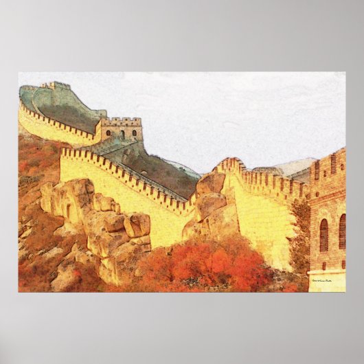 ウォール素晴らしバダリングプリント ポスター (正面)