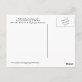 ウォール絵画ズパエストム,イタリア ポストカード (裏面)