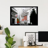 ウォール街のクリスマス～ポスター ポスター (ホームオフィス)