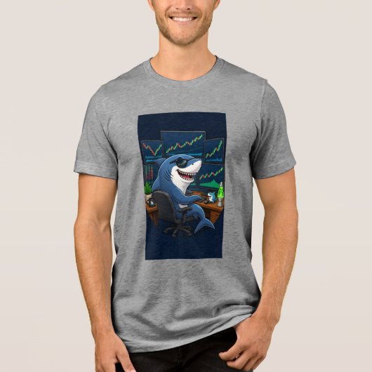 ウォール街のサメ トライブレンドTシャツ (正面)