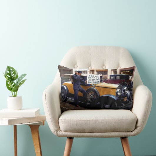 ウォール街の投資家が1929クラッシュ後に自動車を販売 ランバークッション (椅子)