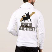 ウォール街の投資家のレガシーのためだけに富を残す パーカ (裏面)