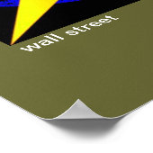 ウォール街を占拠せよを支援する ポスター (角)