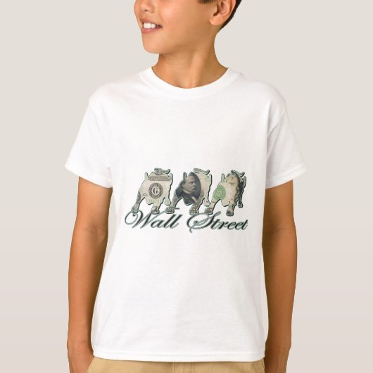 ウォール街/お金 Tシャツ (正面)