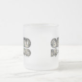 ウォール街/貪欲は良い フロストグラスマグカップ (中央)